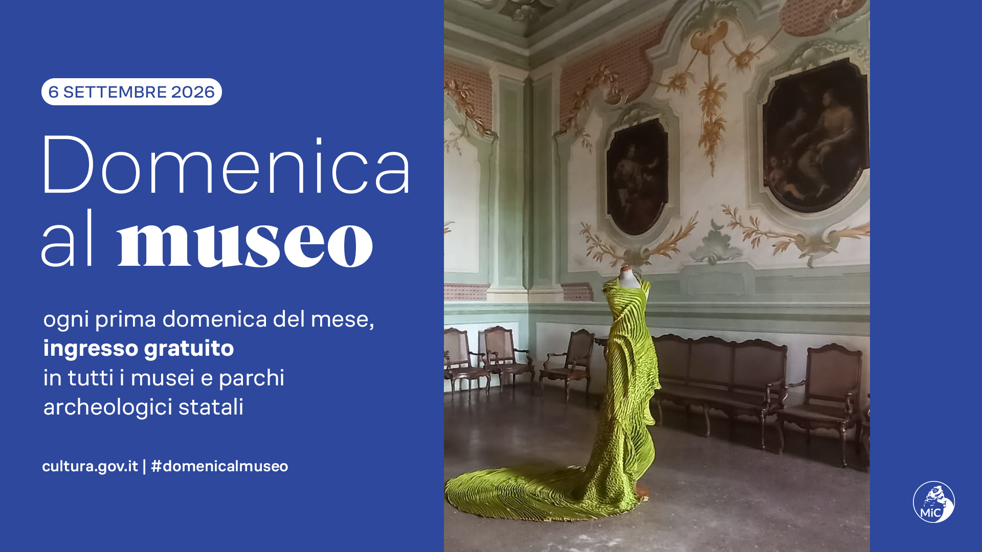 Domenica 6 Settembre 2026 | Ingresso gratuito a Villa Pisani di Stra
